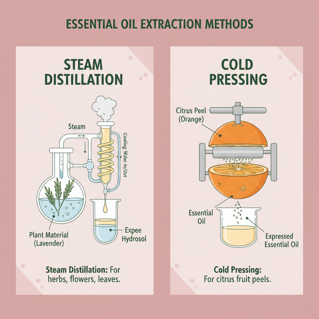 Essential oil extraction methods