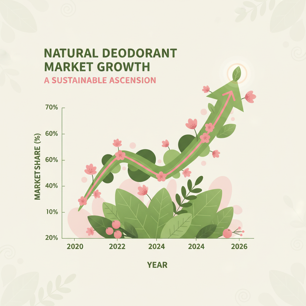 Growth of natural deodorant market